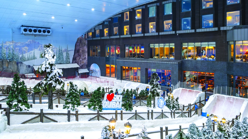 «الحملة» استعرضت مجموعة من الوجهات المناسبة للعائلات والأطفال ومحبي المغامرات مثل «سكي دبي». من المصدر