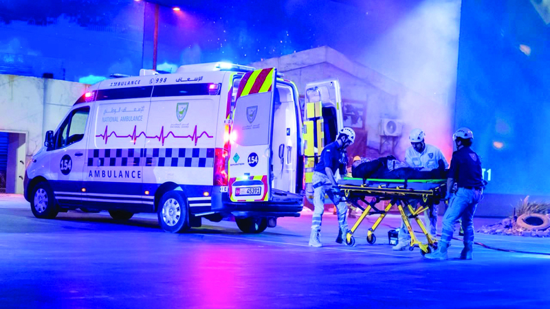 عمليات تدخل فوري ينفذها المركز الوطني للبحث والإنقاذ بالتعاون مع الجهات المختصة. من المصدر