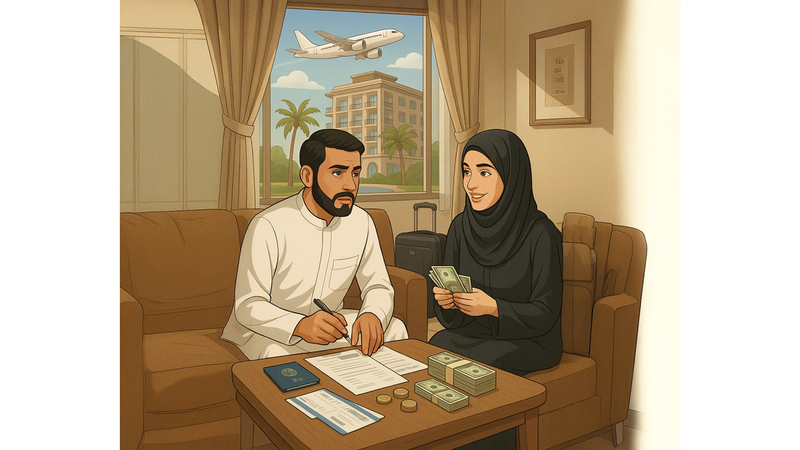 التشاركية في الإنفاق سهّلت على الزوجين الأعباء المعيشية وعززت الاستقرار الأسري. أرشيفية