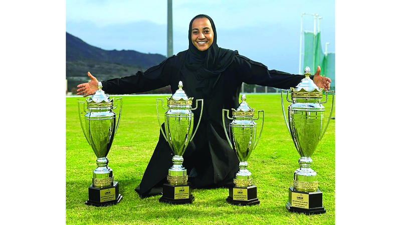 مسيرة وداد إبراهيم تحولت إلى قصة إلهام رياضية. من المصدر