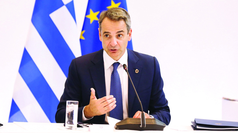 كيرياكوس ميتسوتاكيس يأمل استعادة الثقة في المؤسسات وتحسن الاستثمار. رويترز