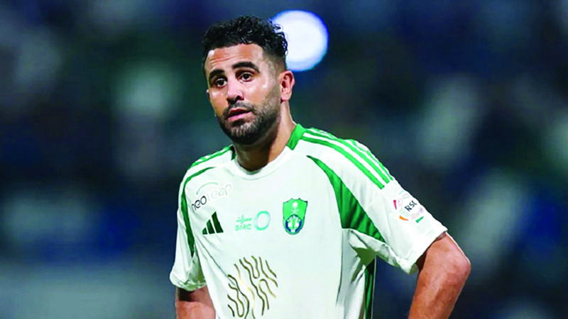 الجزائري رياض محرز. من المصدر