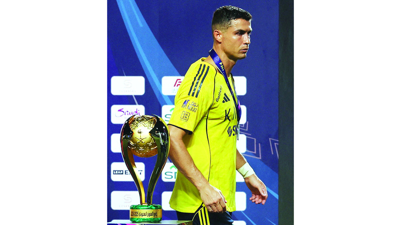 رونالدو يخسر البطولة الأولى في الموسم الجديد. رويترز