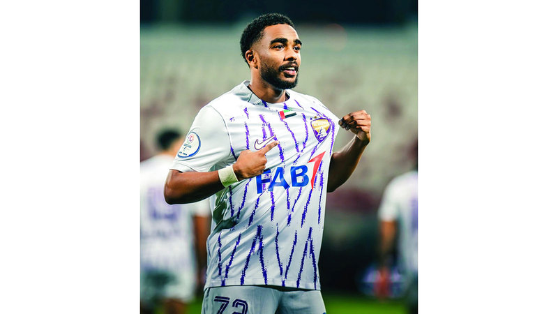 محمد عوض الله لاعب العين المعار للعب في الدوري البولندي. من المصدر