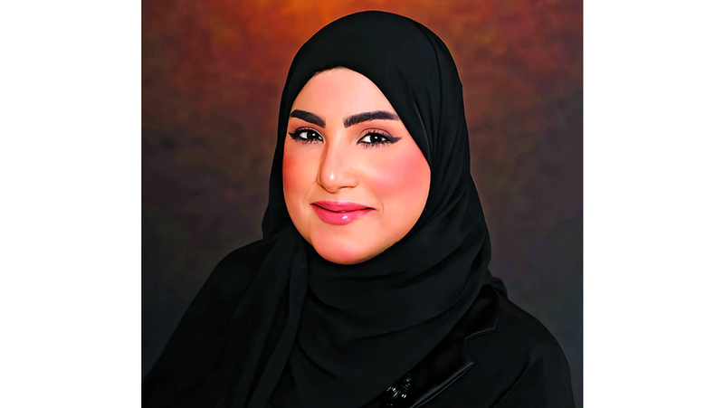 أمل الحساني نموذج للمرأة الإماراتية الطموحة. من المصدر