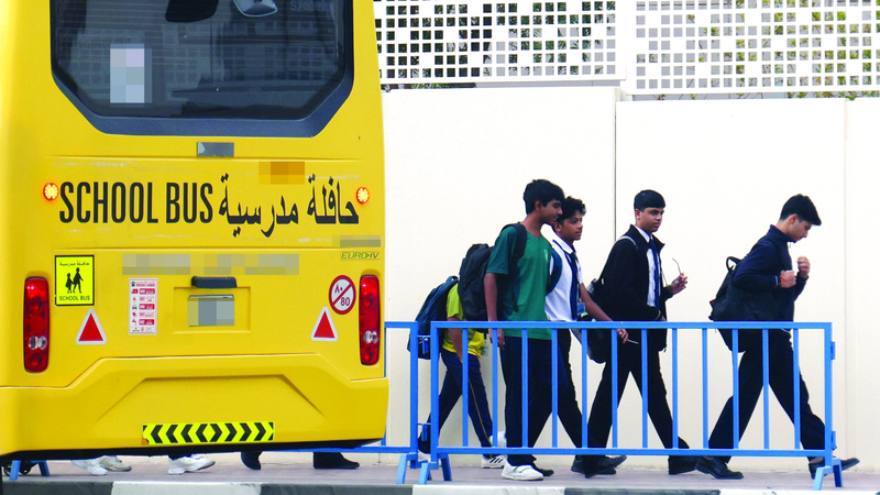 التعليم يبدأ من الالتزام بحضور أول يوم دراسة. تصوير: زافيير ويلسون