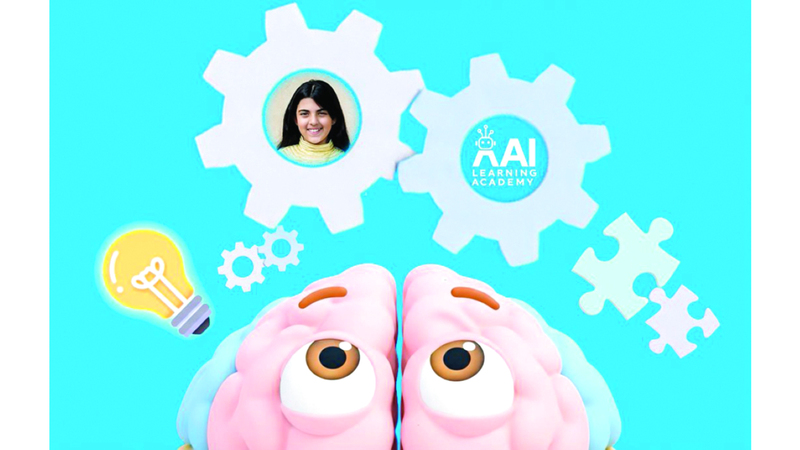 الظبي المهيري قررت أن تُصبح مُعلّمة لأقرانها الأطفال. من المصدر