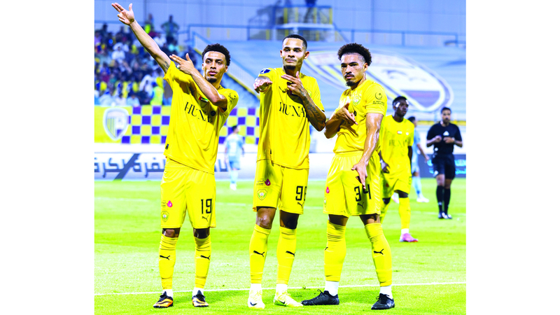 بالخمسة.. الوصل يضع قدماً في ربع نهائي كأس المحترفين