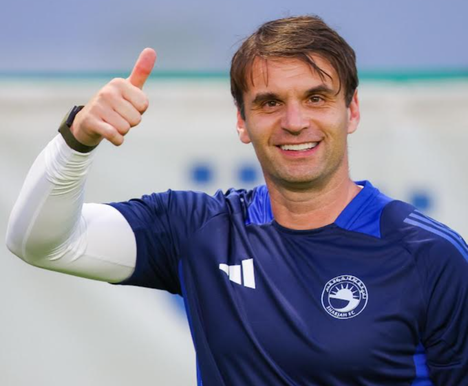 ميلوش: الشارقة سيسعى لحسم التأهل خلال مباراة الإياب أمام دبا