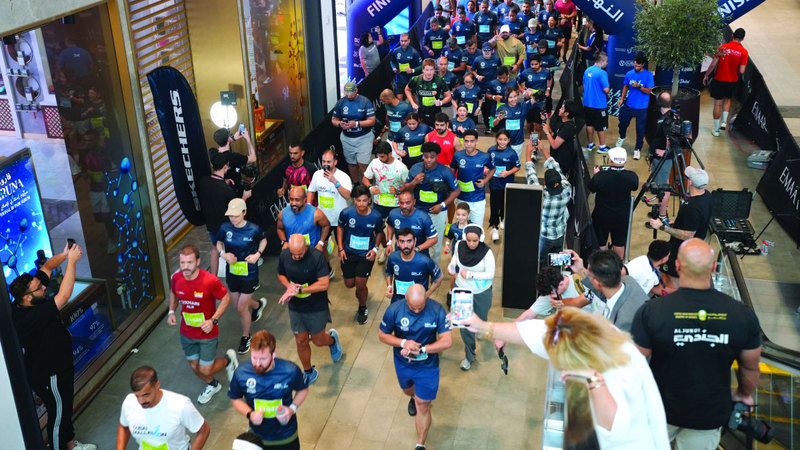«دبي مولاثون» تدخل موسوعة «غينيس» لأكبر سباق داخل مركز تجاري