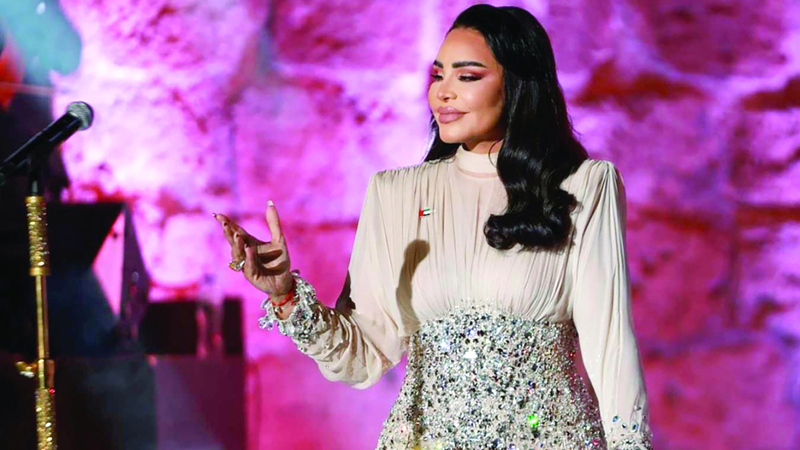 أحلام كرّمت أستاذها الراحل أنور عبدالله واستعادت علاقتها الأولى بقرطاج عبر أغنية «عالمقياس».  من المصدر