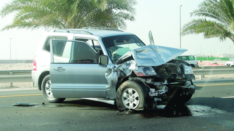 قضايا عدة لسائقين فرّوا من مواقع حوادث مرورية قبل وصول الشرطة. أرشيفية