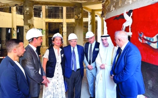 الصورة: حاكم الشارقة يدعم إعادة تأهيل مسرح «بيروت الكبير»