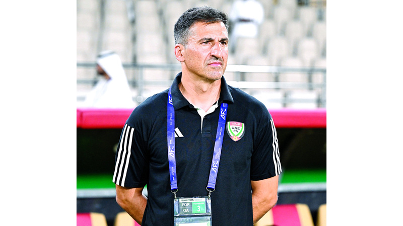 مدرب المنتخب الأولمبي مارسيلو برولي. تصوير: إريك أرازاس