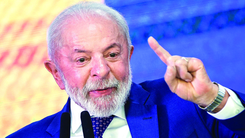 دا سيلفا فاز على بولسونارو في الانتخابات. رويترز