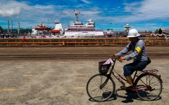 الصورة: فرقاطة جديدة تنضم إلى أسطول خفر السواحل التايواني