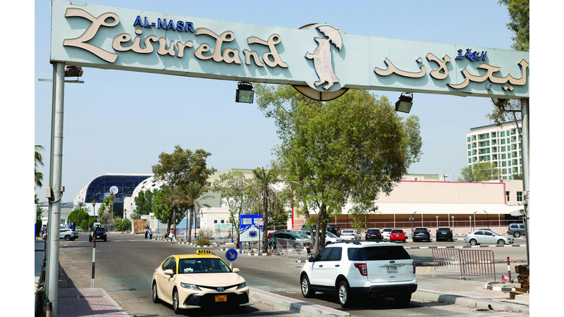 «النصر ليغرلاند» مساحة جمعت الرياضة والترفيه والثقافة العائلية في دبي. تصوير: إبراهيم صادق