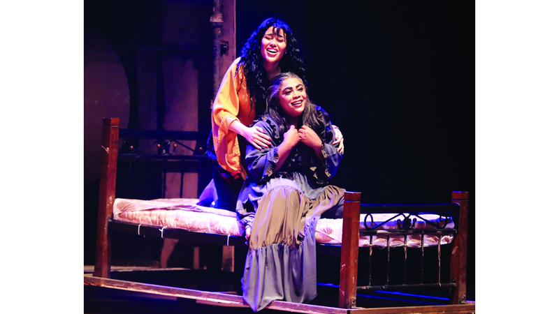 مسرحية «عرائس النار». من المصدر