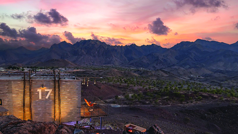 إطلالة ساحرة من «داماني بريميوم لودج» في حتا. من المصدر