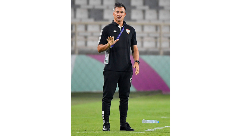 مدرب المنتخب الأولمبي مارسيلو برولي. تصوير: إريك أرازاس