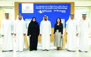 الصورة: أحمد بن سعيد يفتتح مركز الابتكار والتكنولوجيا في «دبي الصحية»