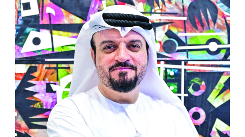 خالد البنا: تعبّر منحوتاتي عن الأشكال الهندسية، وتحمل الكثير من البناء والتركيب المعاصر، وهي تحتوي دائماً على العين، ما يجعلها معبّرة عن الإنسان.