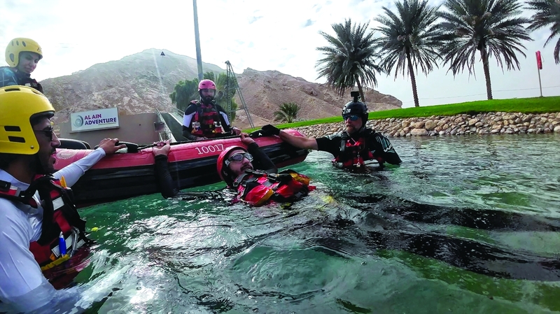 جانب من البرنامج التدريبي. من المصدر