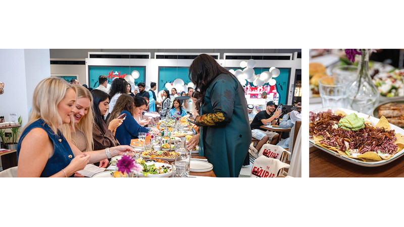 الحدث يوفر فرصة لأصحاب المشاريع في تقديم وصفاتهم لشريحة واسعة من المجتمع. تصوير: يوسف الهرمودي