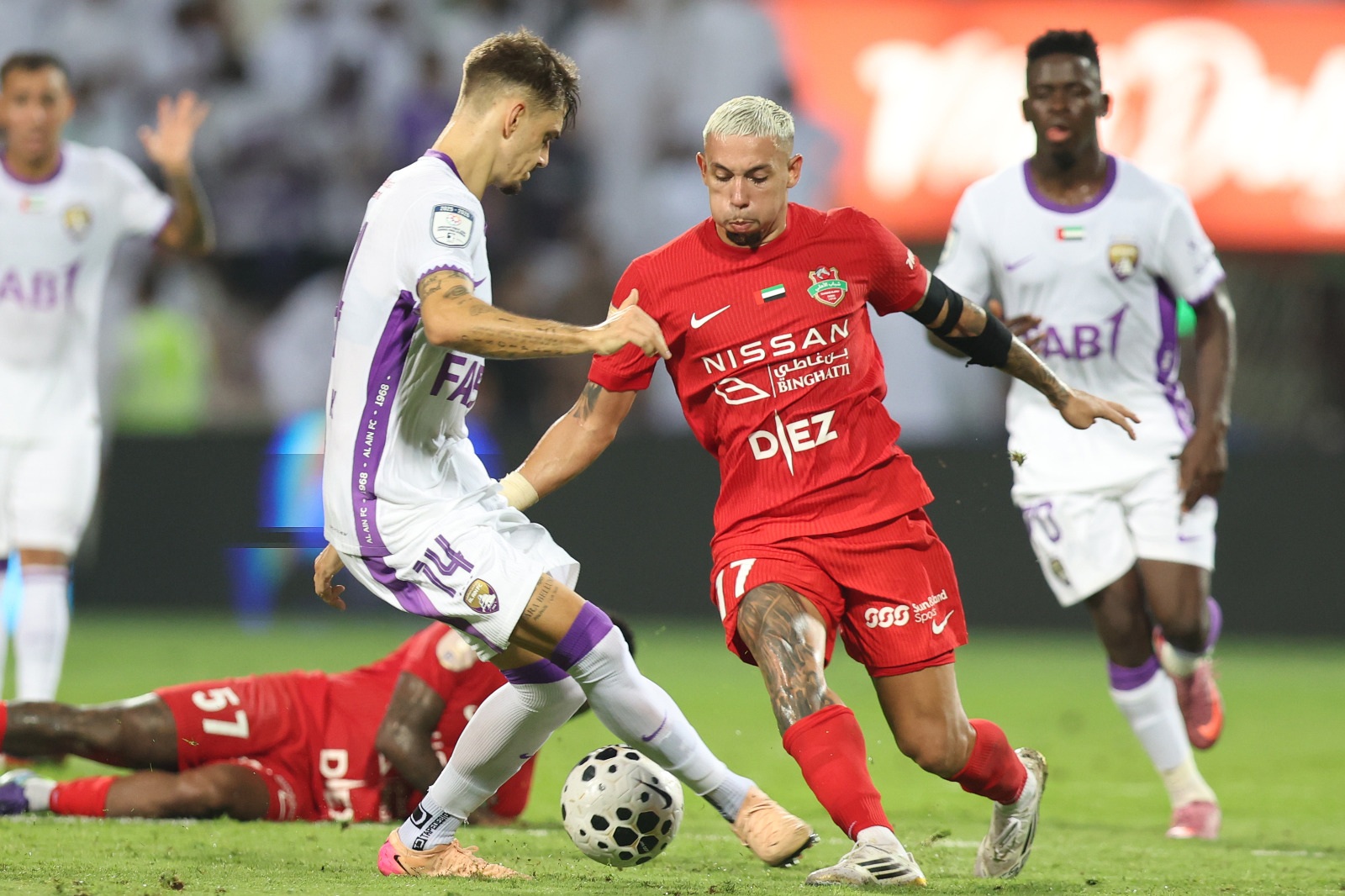 مدرب العين عقب الفوز على شباب الأهلي: أحياناً تحتاج إلى القليل من الحظ.