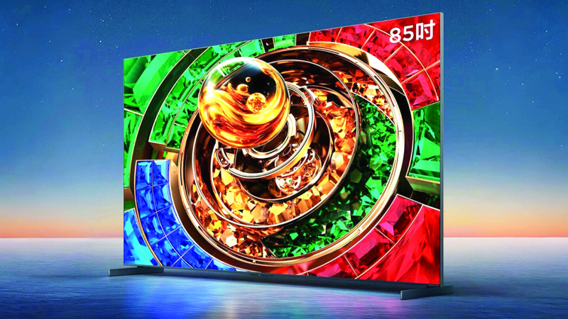 التلفاز الجديد يمتاز بدرجة سطوع قوية. د.ب.أ