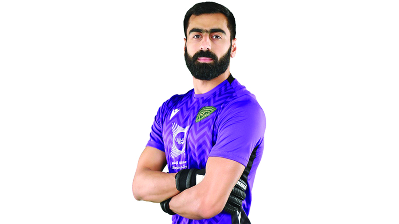 حارس خورفكان أحمد الحوسني. من المصدر