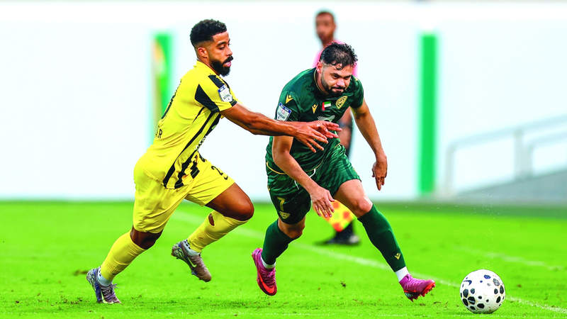 كلباء فاز على خورفكان في مباراة مثيرة. تصوير: زيشان أحمد