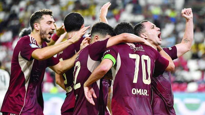 الوحدة حسم مباراة الجزيرة بهدف دون رد. تصوير: إريك أرازاس