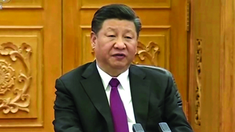 الرئيس الصيني أكد الحاجة إلى الاعتماد على النفس للحماية من التقلبات الجيوسياسية. رويترز