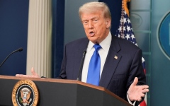 الصورة: ترامب يدعو كل الدول إلى محاربة &laquo;قوى الشر الإرهابية&raquo;