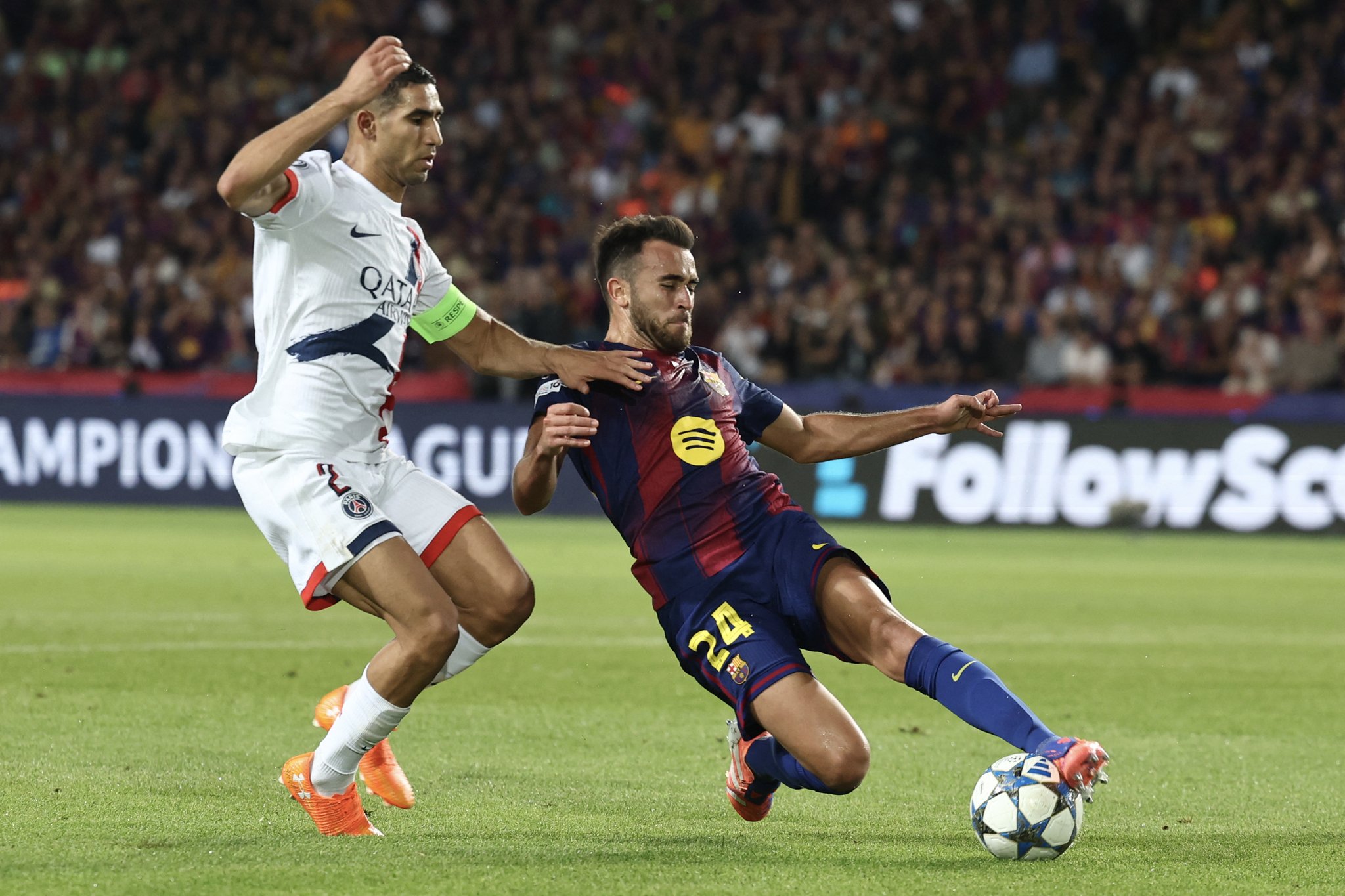 باريس سان جيرمان يضرب برشلونة بحضور لامين.. قمة "أبطال" بمنتهى "الجمال"