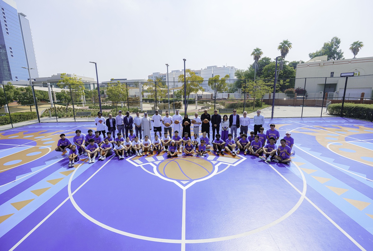 ملعب كرة سلة في أبوظبي بتصميم مستوحى من الثقافة الإماراتية