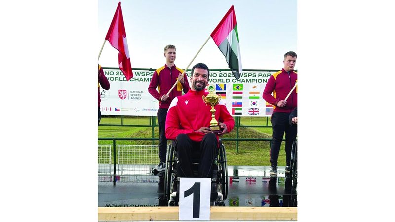 حادث درّاجة يُحوّل الحبسي إلى بطل عالمي في الرماية البارالمبية