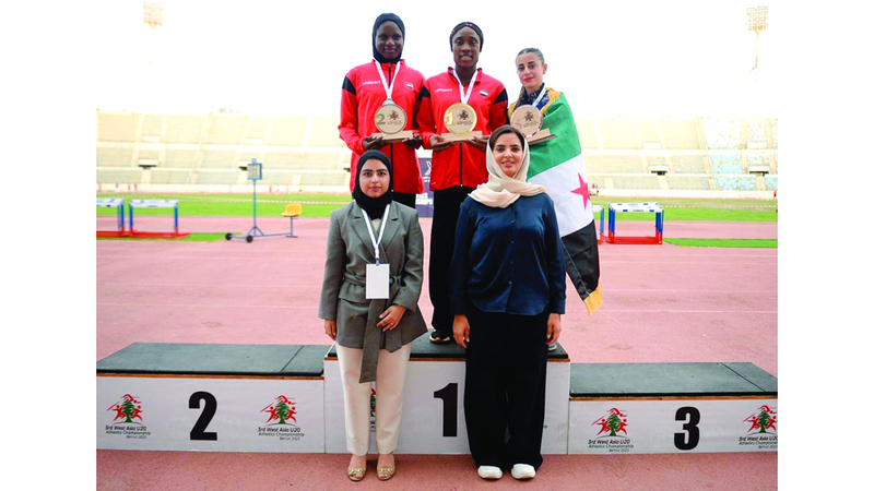 ألعاب القوى الإماراتية ترفع رصيدها إلى 12 ميدالية في «غرب آسيا»