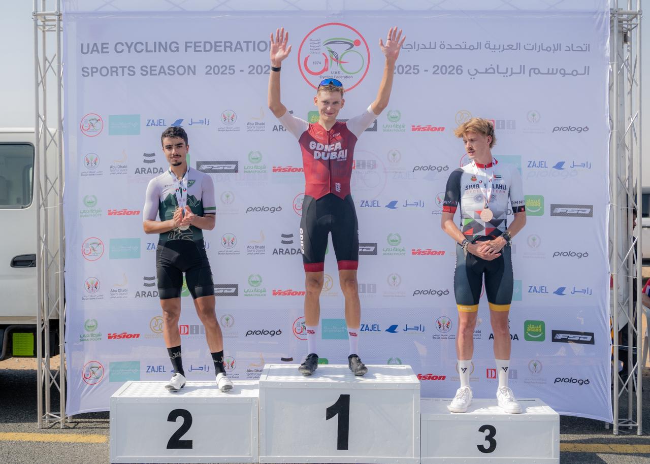 المري يشيد بأداء فريق "إقامة دبي" في أول مشاركة له بدوري الدراجات