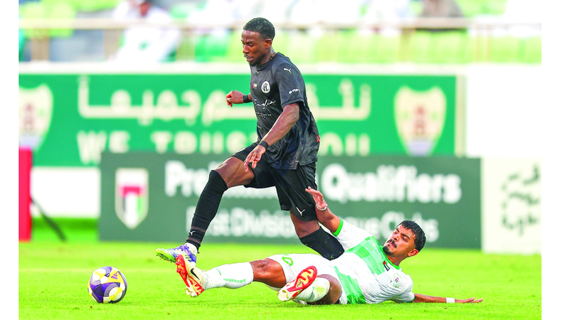 يونايتد تأهل إلى دور الـ16 في الكأس بعد الفوز على دبا الحصن. تصوير: زيشان أحمد