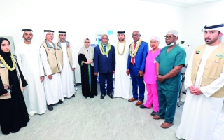 الصورة: افتتاح مشاريع «أم الإمارات» الصحية في «أنجوان» بجزر القمر