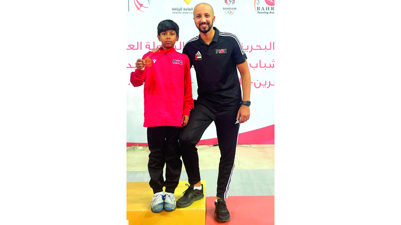 عبدالله السماحي.. موهبة مبارزة من ذهب عبدالله السماحي.. موهبة مبارزة من ذهب