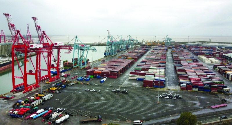 بريطانيا تعتمد على الواردات لتأمين الغذاء. رويترز