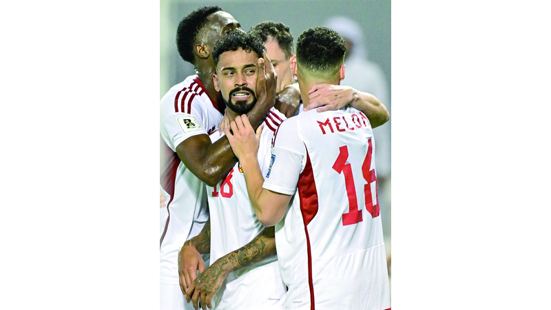 كايو لوكاس أحرز الهدف الثاني في مرمى عُمان. تصوير: باتريك كاستيلو