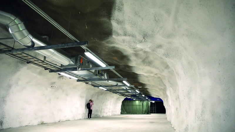 أحد الملاجئ في فنلندا. رويترز