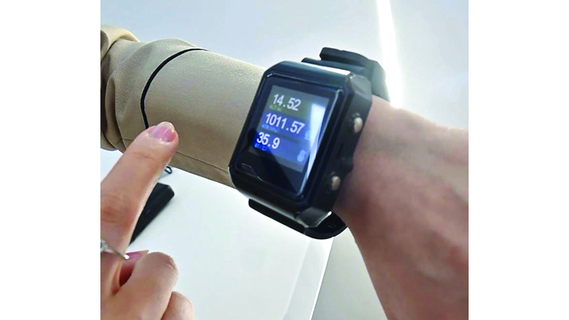 الساعة تُمنح للأشخاص أو الفئات الخاضعة للعلاج من الإدمان. تصوير: إريك أرازاس