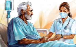 الصورة: «أبوشما» يعاني سرطان الرئة ويحتاج إلى 19 ألف درهم لتجديد التأمين الصحي