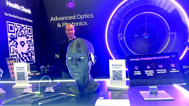 العدسات الذكية تراقب المؤشرات الصحية عبر تحليل سوائل الدموع. الإمارات اليوم