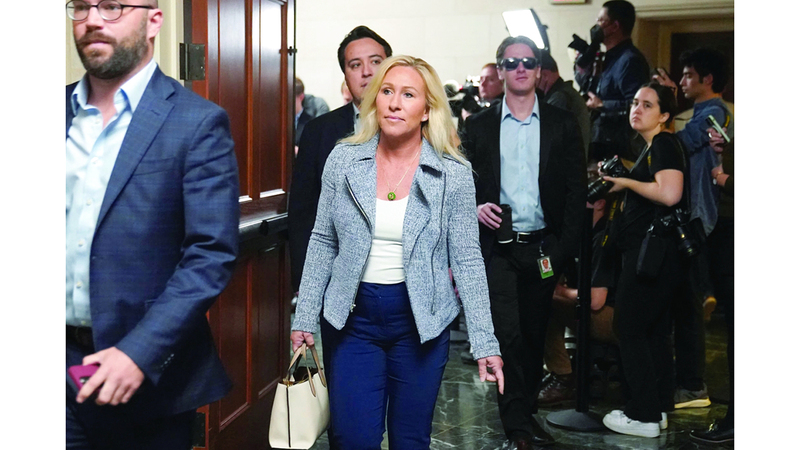 غرين اعتادت على الصراع مع قادة حزبها. رويترز